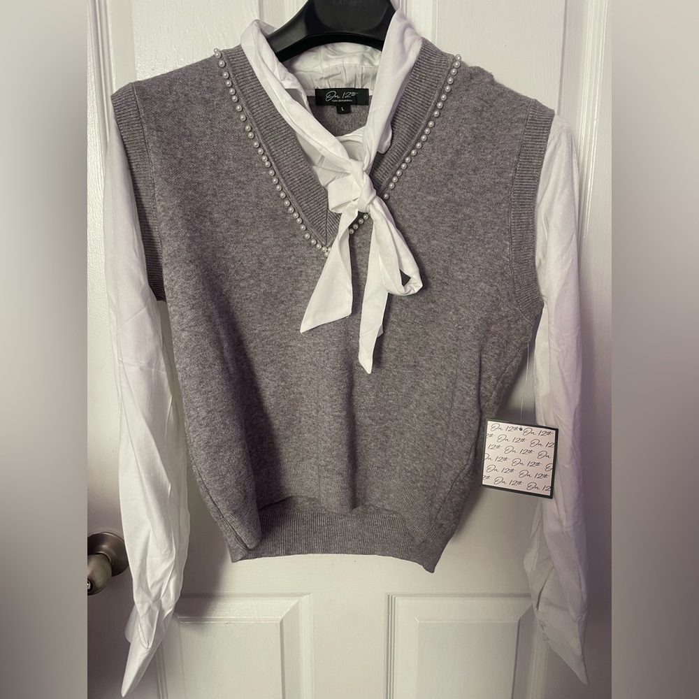 On /12th sweater blouse